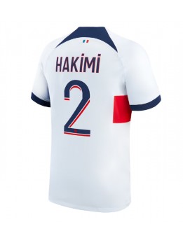 Billige Paris Saint-Germain Achraf Hakimi #2 Bortedrakt 2023-24 Kortermet